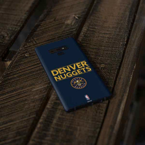 NBA Denver Nuggets Standard - Light Blue Galaxy Note 9 Skin