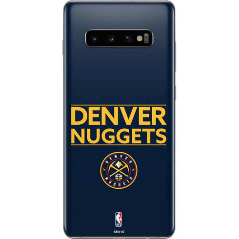 NBA Denver Nuggets Standard - Light Blue Galaxy S10 Plus Skin