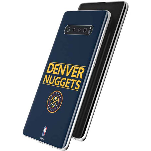 NBA Denver Nuggets Standard - Light Blue Galaxy S10 Skin