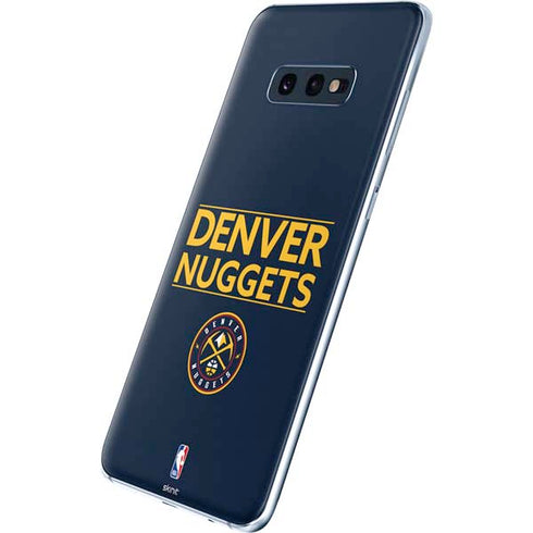 NBA Denver Nuggets Standard - Light Blue Galaxy S10e Skin