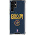 NBA Denver Nuggets Standard - Light Blue Galaxy S23 Ultra Clear Case