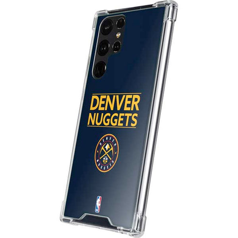NBA Denver Nuggets Standard - Light Blue Galaxy S23 Ultra Clear Case