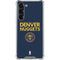 NBA Denver Nuggets Standard - Light Blue Galaxy S24 FE Clear Case