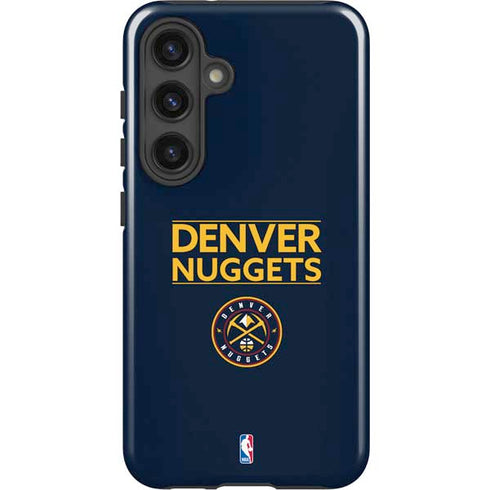 NBA Denver Nuggets Standard - Light Blue Galaxy S25 Impact Case