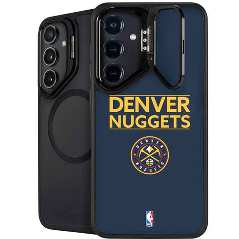 NBA Denver Nuggets Standard - Light Blue Galaxy S25 Kickstand Case