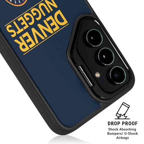 NBA Denver Nuggets Standard - Light Blue Galaxy S25 Kickstand Case