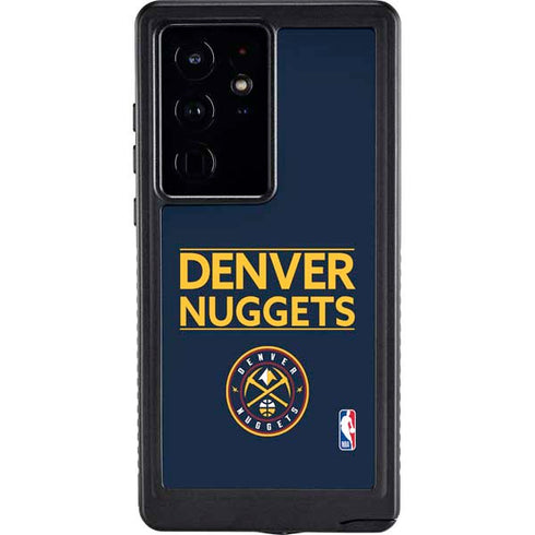 NBA Denver Nuggets Standard - Light Blue Galaxy S24 Ultra Waterproof Case