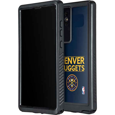 NBA Denver Nuggets Standard - Light Blue Galaxy S24 Ultra Waterproof Case