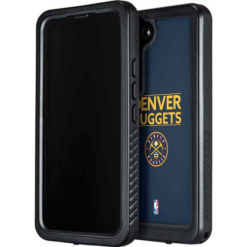 NBA Denver Nuggets Standard - Light Blue Galaxy S24 Waterproof Case
