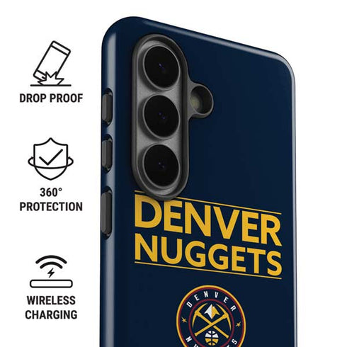NBA Denver Nuggets Standard - Light Blue Galaxy S26 Impact Case