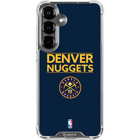 NBA Denver Nuggets Standard - Light Blue Galaxy S26 Plus Clear Case