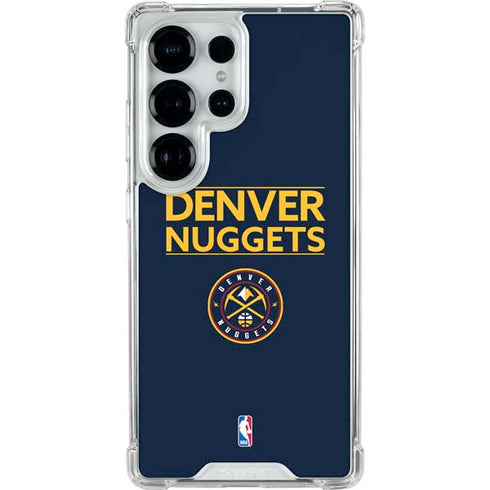 NBA Denver Nuggets Standard - Light Blue Galaxy S26 Ultra Clear Case