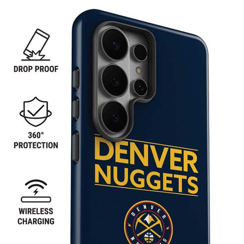 NBA Denver Nuggets Standard - Light Blue Galaxy S26 Ultra Impact Case