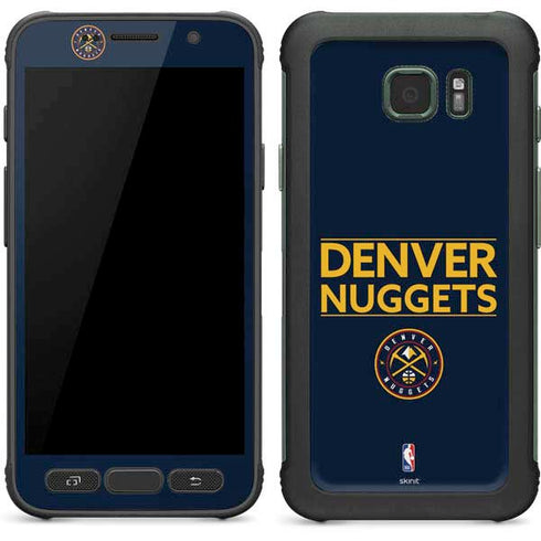 NBA Denver Nuggets Standard - Light Blue Galaxy S7 Active Skin