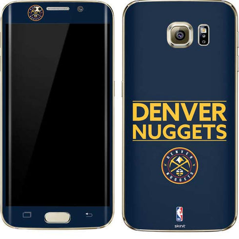 NBA Denver Nuggets Standard - Light Blue Galaxy S7 Edge Skin