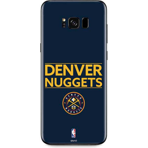 NBA Denver Nuggets Standard - Light Blue Galaxy S8 Skin