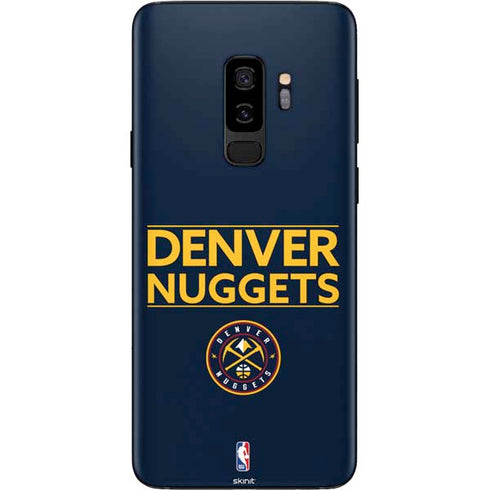 NBA Denver Nuggets Standard - Light Blue Galaxy S9 Plus Skin