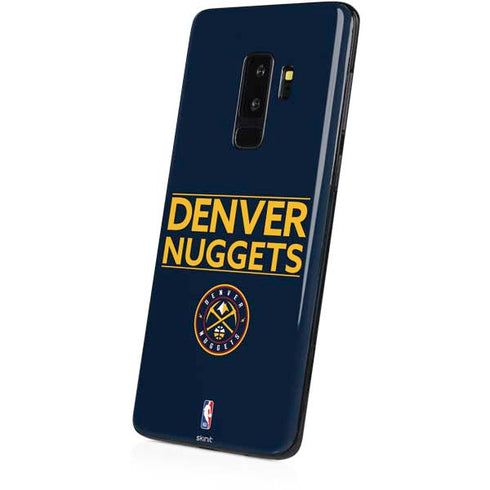 NBA Denver Nuggets Standard - Light Blue Galaxy S9 Plus Skin
