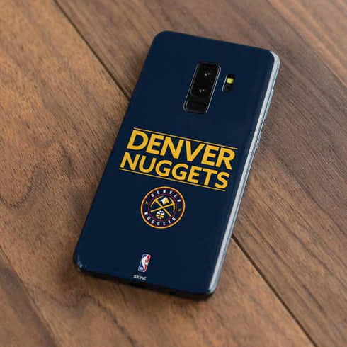 NBA Denver Nuggets Standard - Light Blue Galaxy S9 Plus Skin