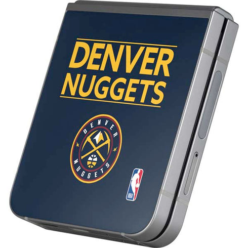 NBA Denver Nuggets Standard - Light Blue Galaxy Z Flip6 Skin
