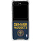 NBA Denver Nuggets Standard - Light Blue Galaxy Z Flip6 Clear Case