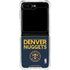 NBA Denver Nuggets Standard - Light Blue Galaxy Z Flip6 Clear Case
