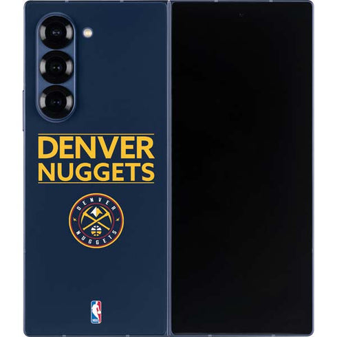 NBA Denver Nuggets Standard - Light Blue Galaxy Z Fold6 Skin