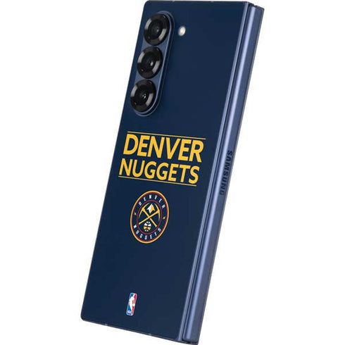NBA Denver Nuggets Standard - Light Blue Galaxy Z Fold6 Skin