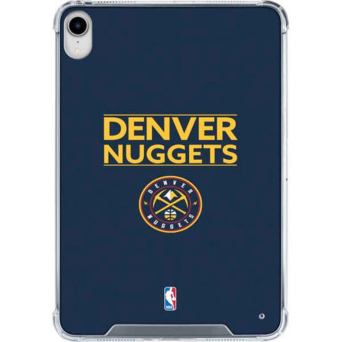 NBA Denver Nuggets Standard - Light Blue iPad 11th Gen (2025) Clear Case