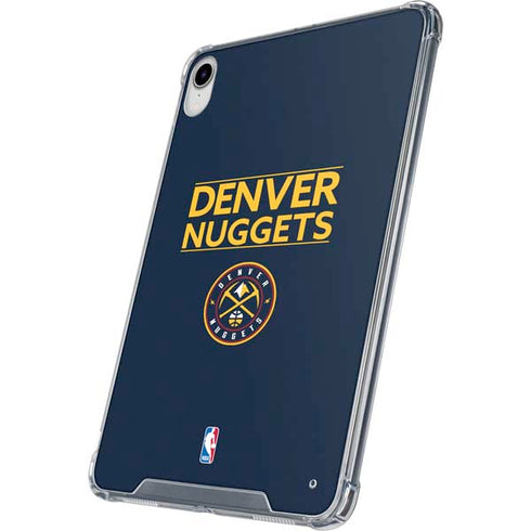 NBA Denver Nuggets Standard - Light Blue iPad 11th Gen (2025) Clear Case