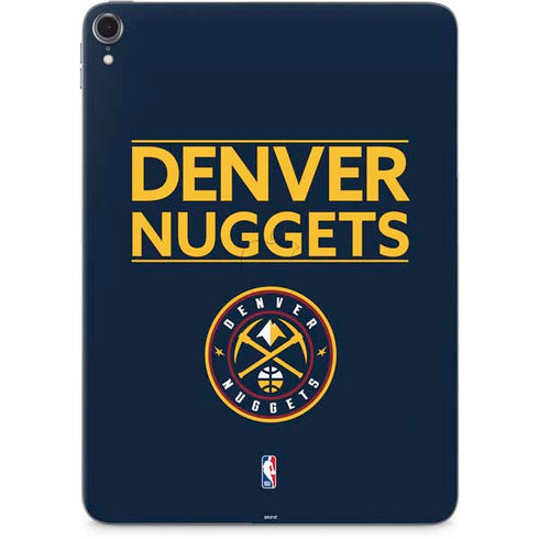 NBA Denver Nuggets Standard - Light Blue Apple iPad Pro Skin