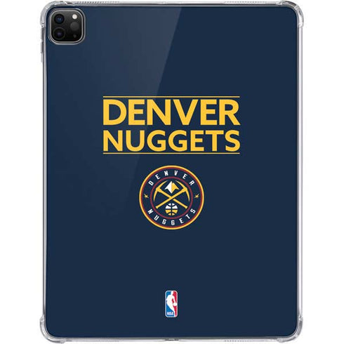 NBA Denver Nuggets Standard - Light Blue iPad Pro 11in (2024) Clear Case
