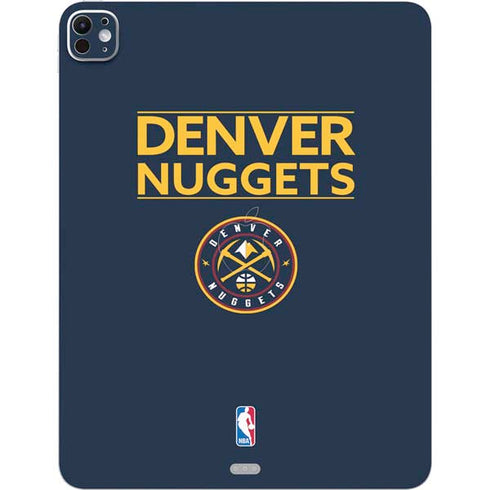 NBA Denver Nuggets Standard - Light Blue iPad Pro 13in M4 (2024) Skin