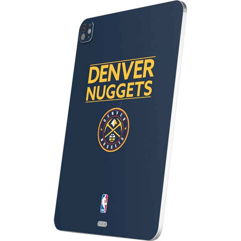 NBA Denver Nuggets Standard - Light Blue iPad Pro 13in M4 (2024) Skin