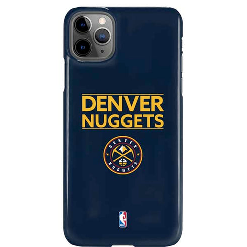 NBA Denver Nuggets Standard - Light Blue iPhone Cases