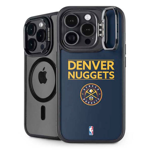 NBA Denver Nuggets Standard - Light Blue iPhone 13 Pro Max Kickstand Case