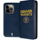 NBA Denver Nuggets Standard - Light Blue iPhone 14 Pro Folio Case