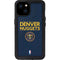 NBA Denver Nuggets Standard - Light Blue iPhone 15 Plus Waterproof Case