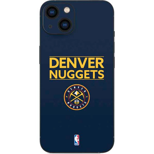 NBA Denver Nuggets Standard - Light Blue iPhone 15 Skin