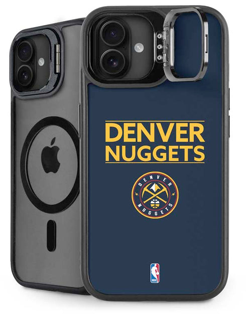 NBA Denver Nuggets Standard - Light Blue iPhone 16 Kickstand Case