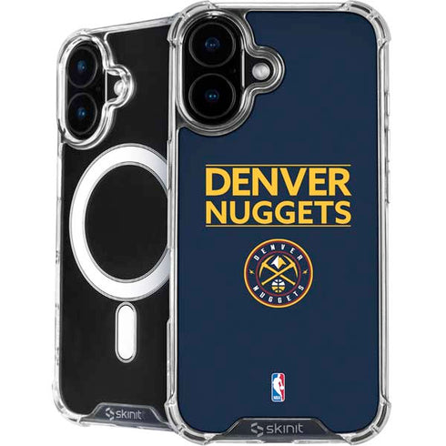 NBA Denver Nuggets Standard - Light Blue iPhone 16 MagSafe Case