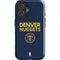 NBA Denver Nuggets Standard - Light Blue iPhone 16 Plus Impact Case