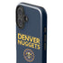 NBA Denver Nuggets Standard - Light Blue iPhone 16 Plus Impact Case