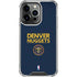 NBA Denver Nuggets Standard - Light Blue iPhone 16 Pro Clear Case