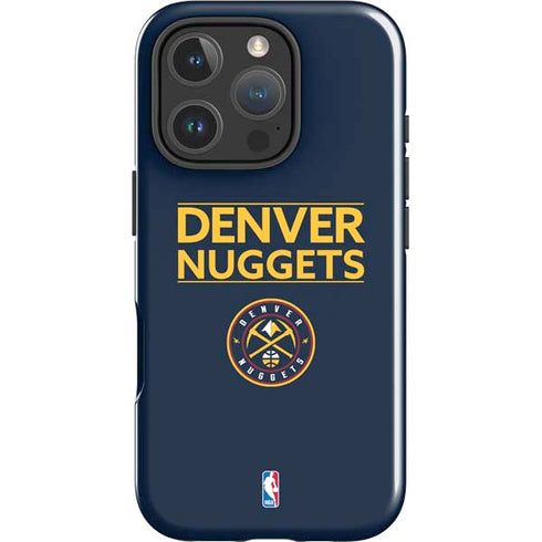 NBA Denver Nuggets Standard - Light Blue iPhone 16 Pro Max Impact Case