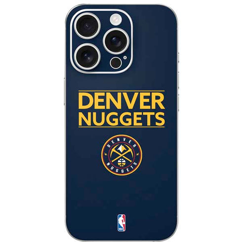 NBA Denver Nuggets Standard - Light Blue iPhone 16 Pro Skin
