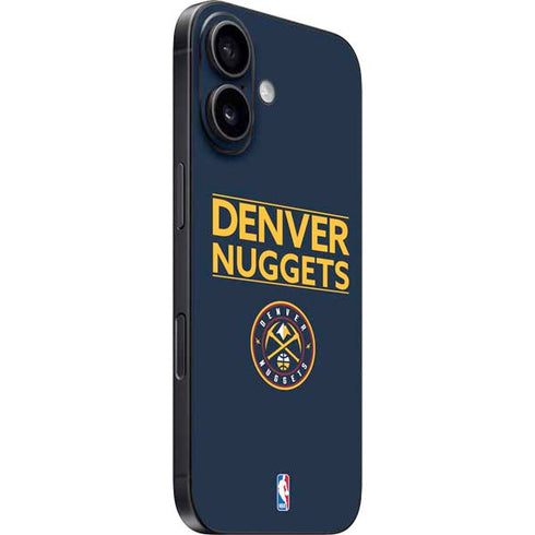 NBA Denver Nuggets Standard - Light Blue iPhone 16 Skin