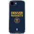 NBA Denver Nuggets Standard - Light Blue iPhone 16e Clear Case