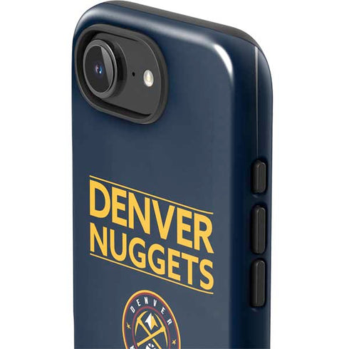 NBA Denver Nuggets Standard - Light Blue iPhone 16e Impact Case