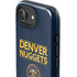 NBA Denver Nuggets Standard - Light Blue iPhone 16e Impact Case